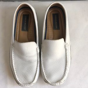 Giorgio Brutini white leather slip-on loafer men’s size 10 shoes